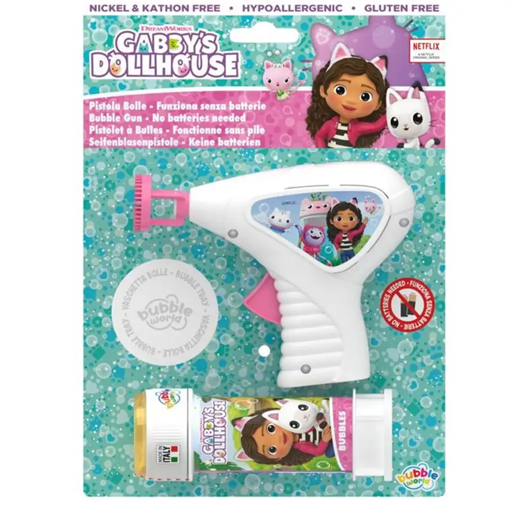 Gabi domček pre bábiky s bublifukovou pištoľou set
