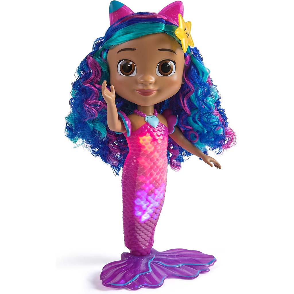 Gabikin domček Kino: Spievajúca a žiariaca morská panna Gabika bábika - Spin Master kép 4