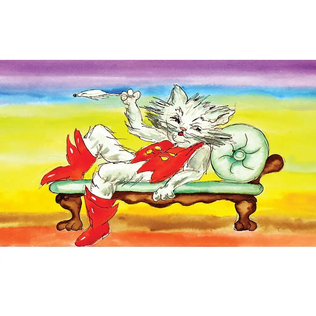 Grimmovci: Kocúr v čižmách diapozitív