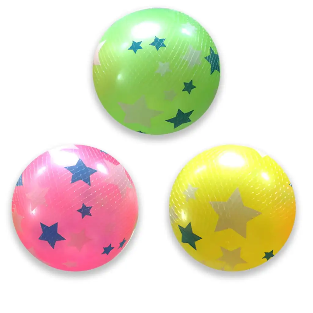 Gumová lopta s hviezdnym vzorom 23 cm v rôznych variantoch