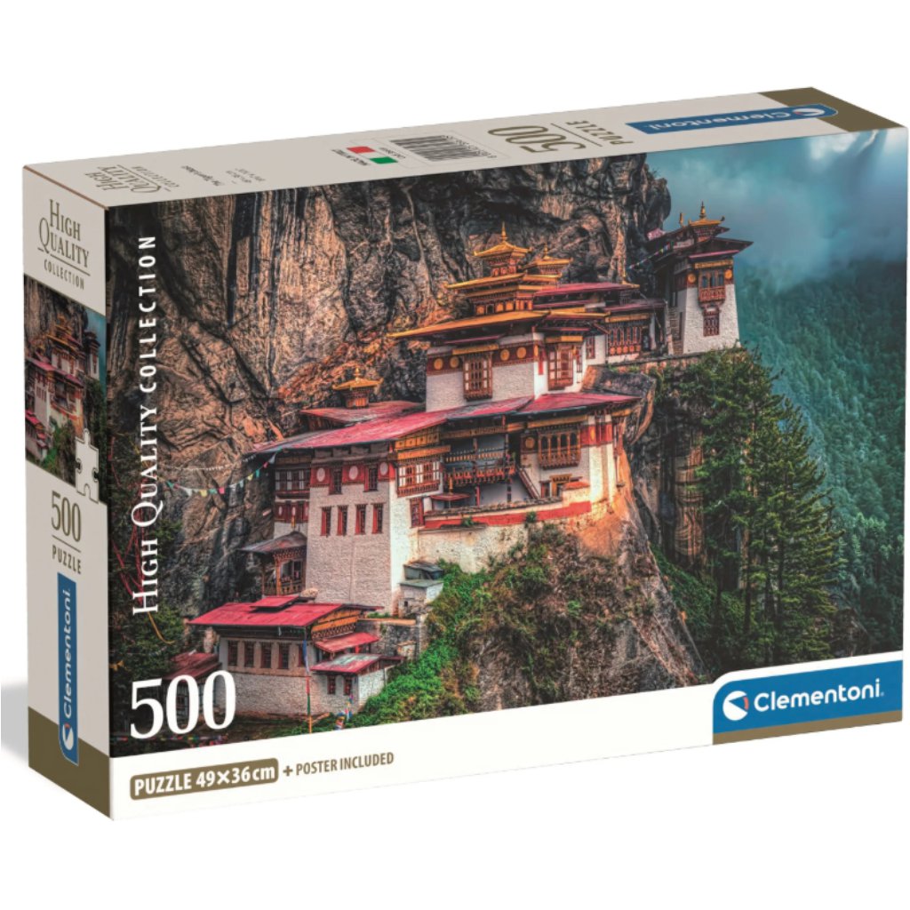 HQC The Tigers Nest - Tigrie hniezdo - 500-dielkové puzzle - Clementoni