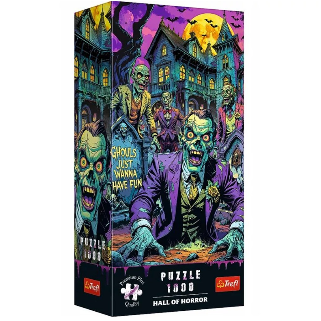 Hall of Horror: Zombíci 1000-dieliková Prémiová Plus puzzle - Trefl