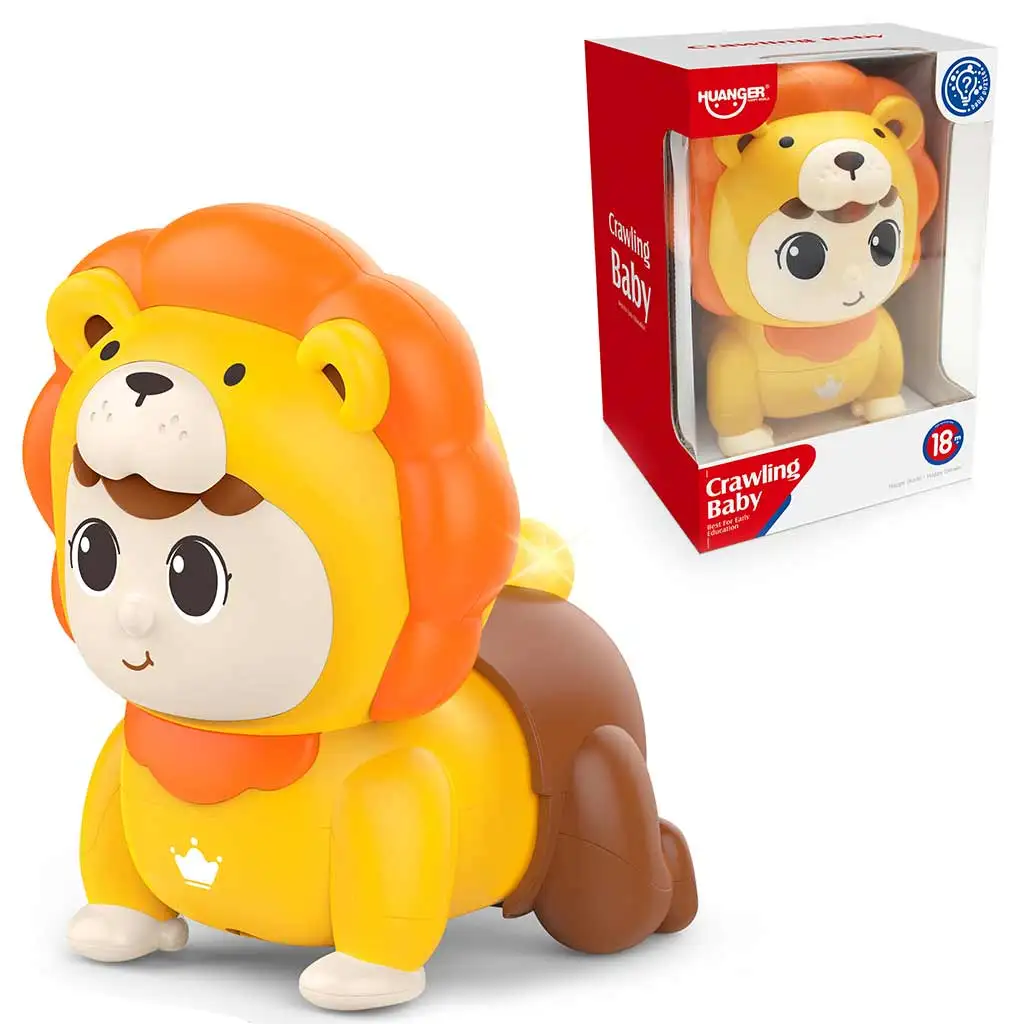 Happy World: Bábika Kúszó-Mászó v leví kostýme 13x17cm