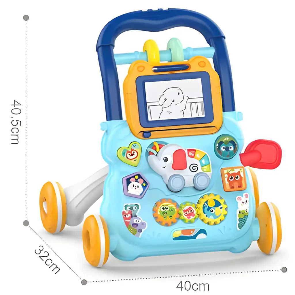 Happy World: Chodítko s hudobným slonom na rozvoj zručností kép 4