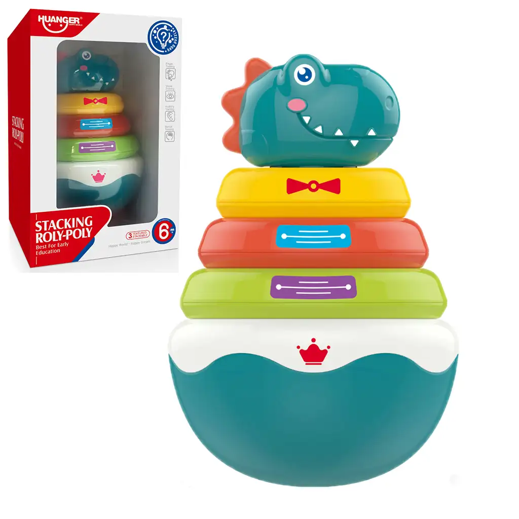 Happy World: Stavba veže s dinosaurusmi