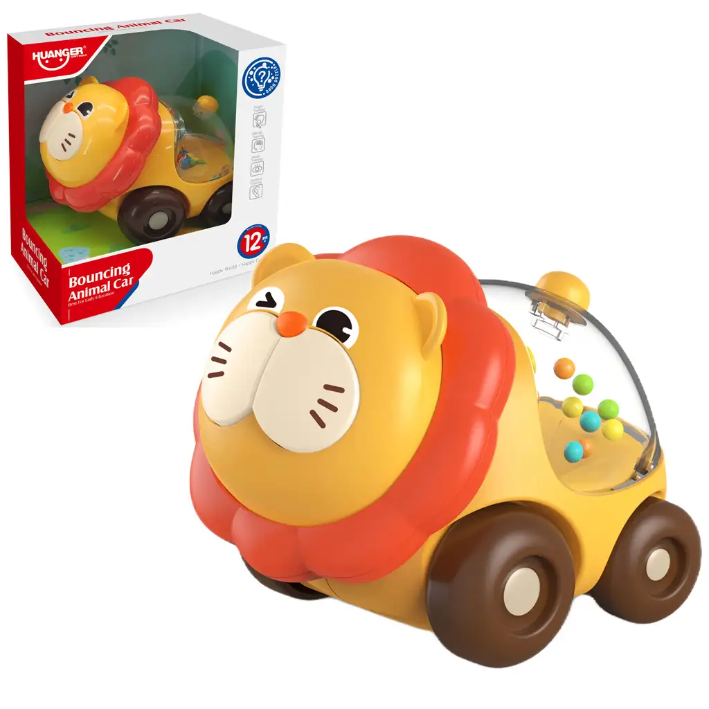 Happy World: Valjúci sa hrkajúci lev 11cm