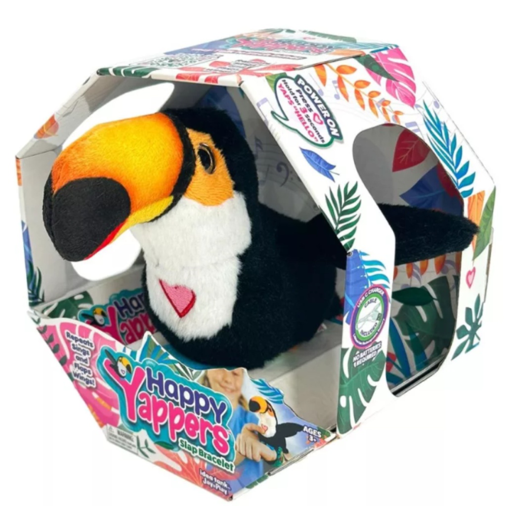 Happy Yappers interaktív plyšový tukan