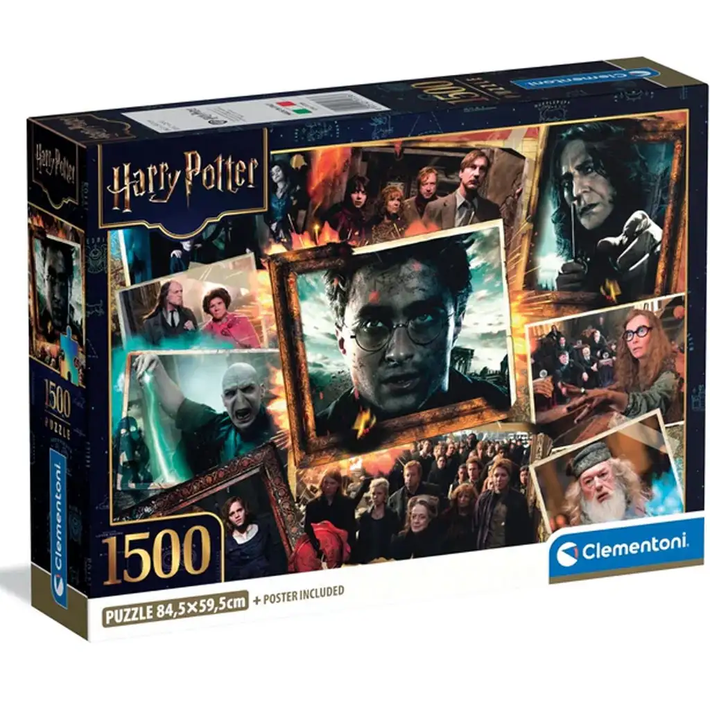 Harry Potter - Dedičstvo mágie HQC 1500-dielikové kompaktné puzzle - Clementoni