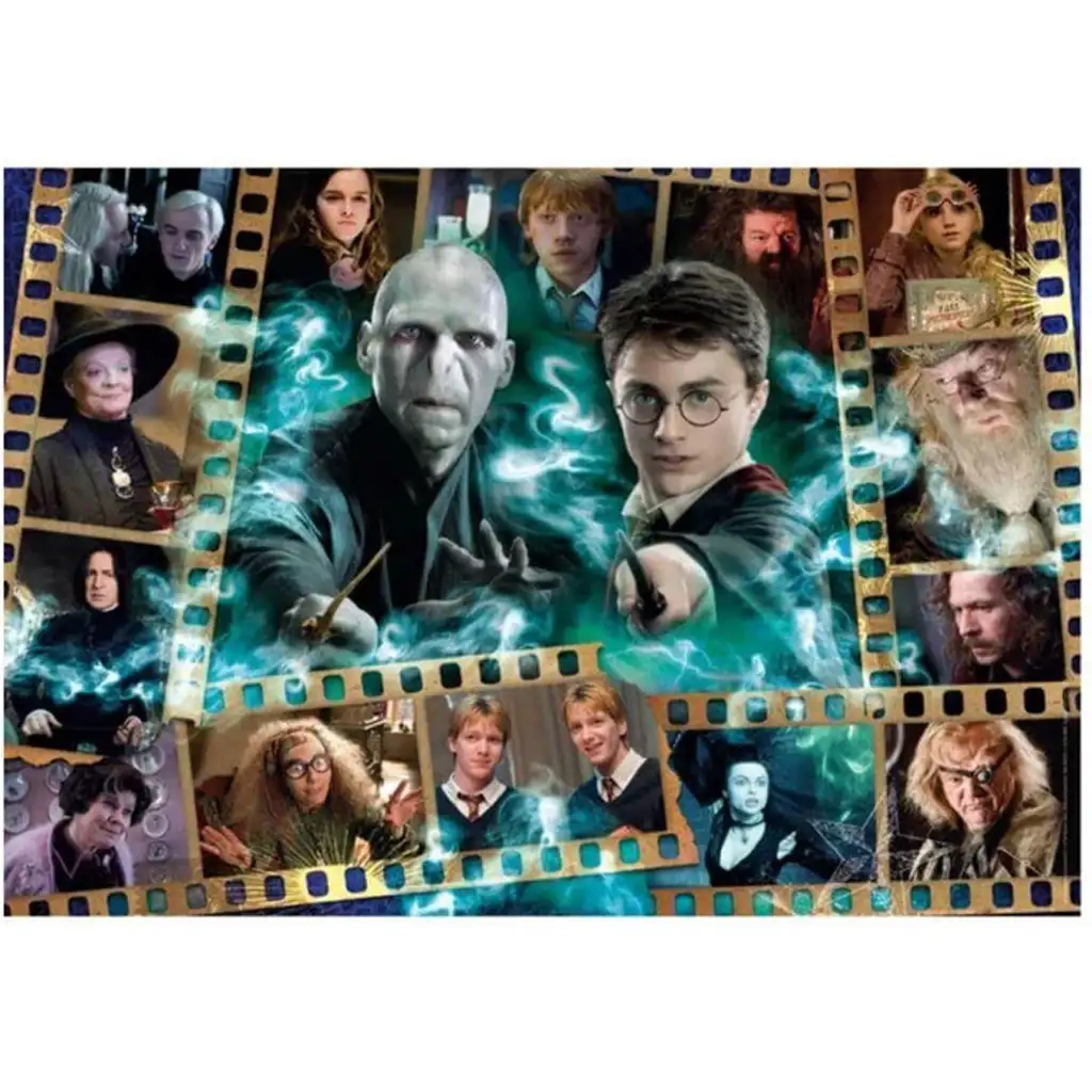 Harry Potter - Osud čarodejníckeho sveta 1000-dielne puzzle s plagátom - Clementoni kép 2