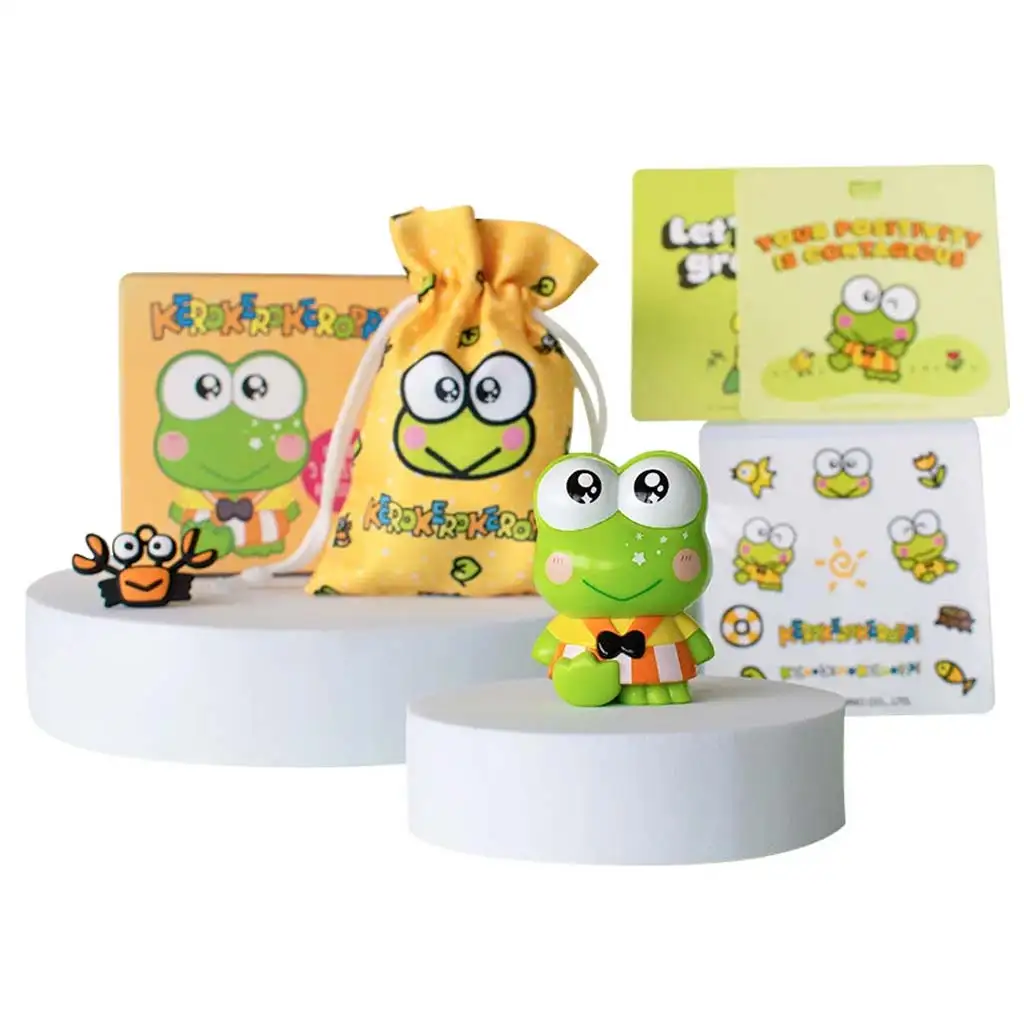Hello Kitty: Keroppi figúrka v krabici s doplnkami 6 cm