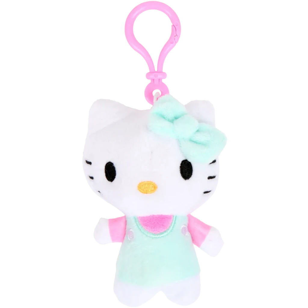 Hello Kitty plyšový prívesok na tašku, 12 cm - mätovo zelený
