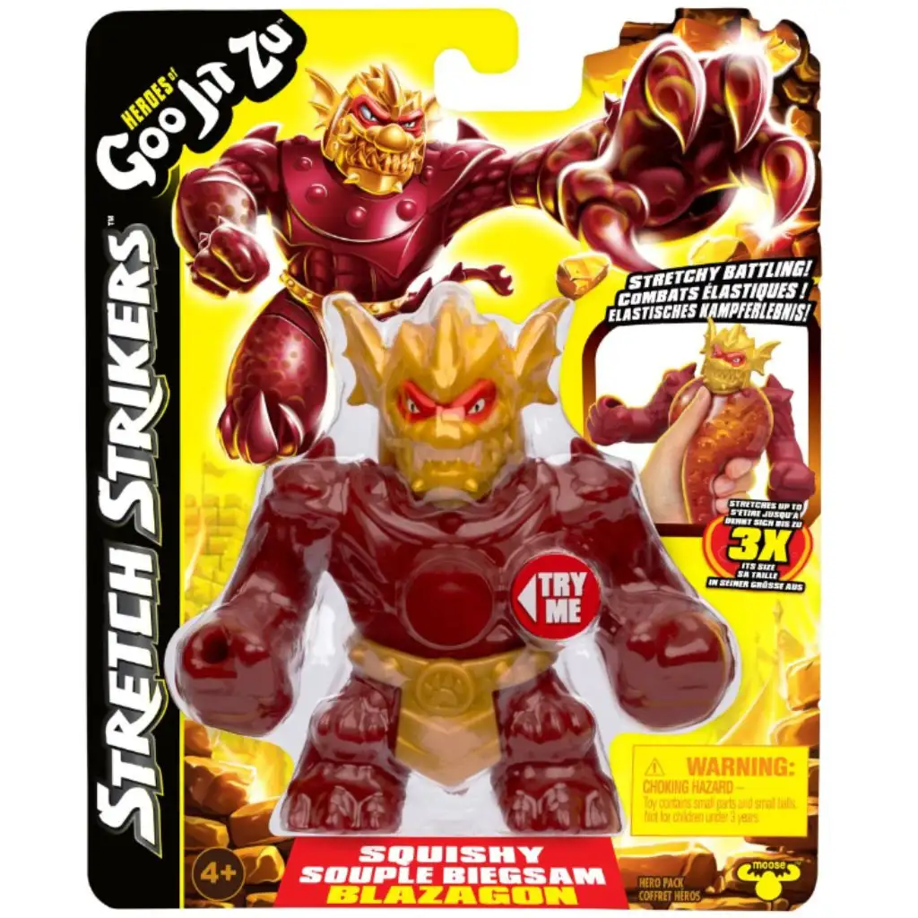 Heroes of Goo Jit Zu: Bojové bytosti naťahovacia akčná figúrka - Blazagon kép 2