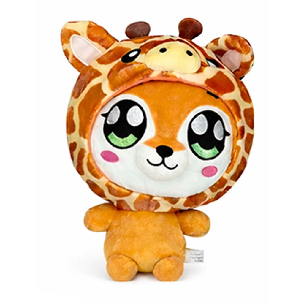 Hoody Kin Academy: Plyšová líška s kapucňou, 30 cm