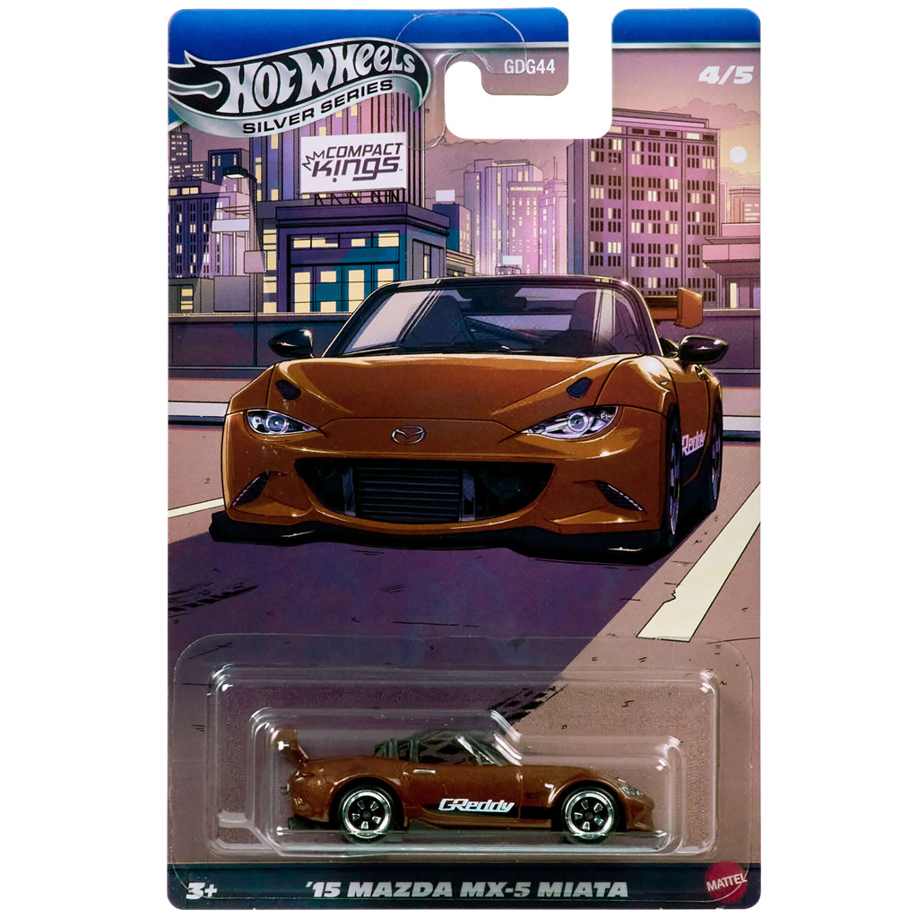 Hot Wheels: ’15 Mazda MX-5 Miata klasické autíčko 1/64 - Mattel