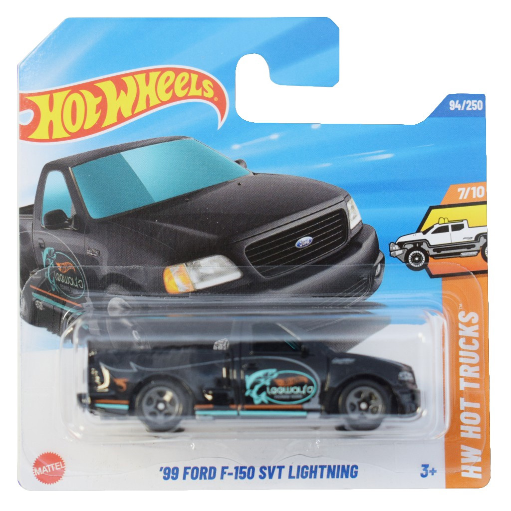 Hot Wheels: 99 Ford F-150 SVT Lightning autíčko 1/64 - Mattel