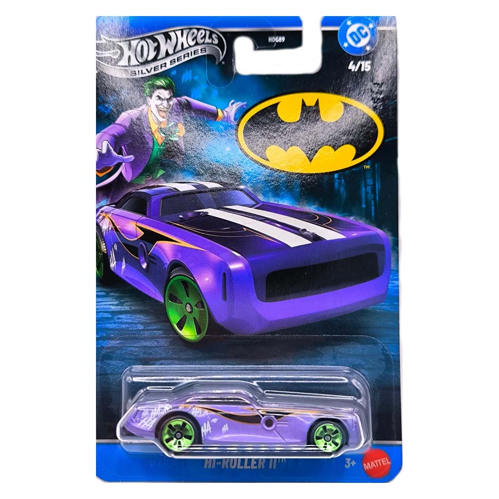 Hot Wheels Batman: Hi-Roller II autíčko 1/64 - Mattel