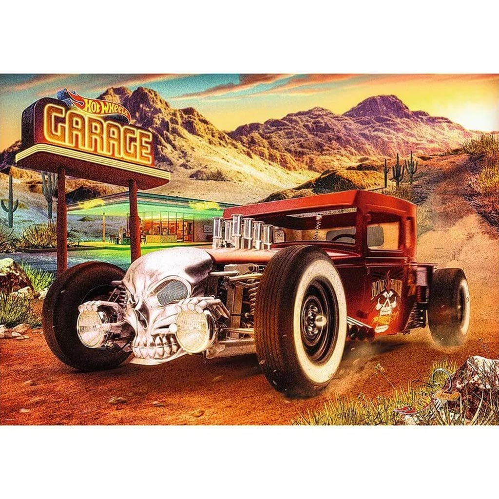 Hot Wheels: Bone Shaker 1000-dielikové Premium Plus puzzle - Trefl kép 2
