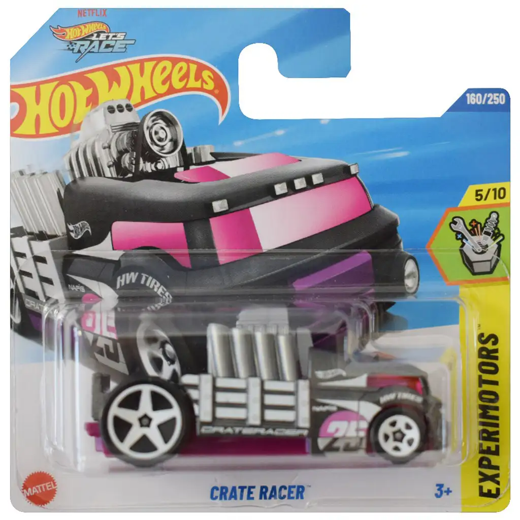 Hot Wheels: Crate Racer autíčko 1/64 - Mattel