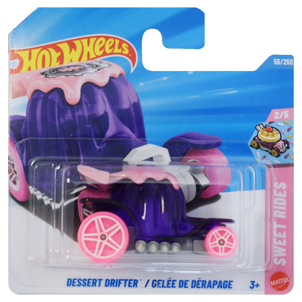 Hot Wheels: Dessert Drifter / Gelée De Dérapage fialové autíčko 1/64 - Mattel