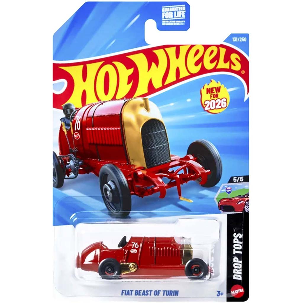 Hot Wheels: Fiat Beast of Turin autíčko 1/64 – Mattel