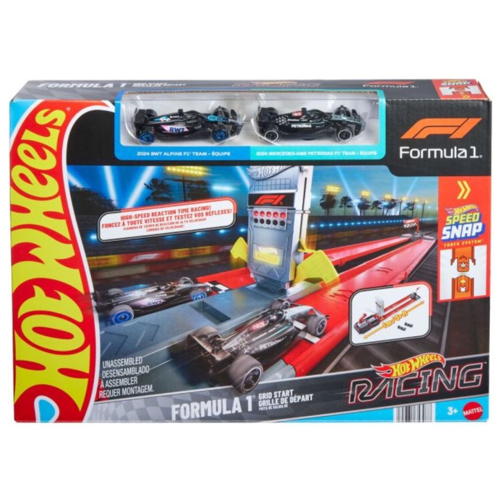Hot Wheels: Formula 1 súprava na cieľovú rovinku - Mattel