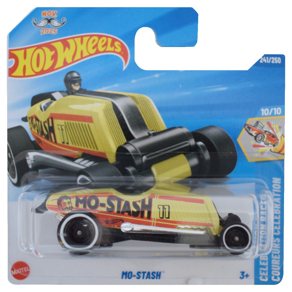 Hot Wheels: Mo-Stash žlté autíčko 1/64 - Mattel