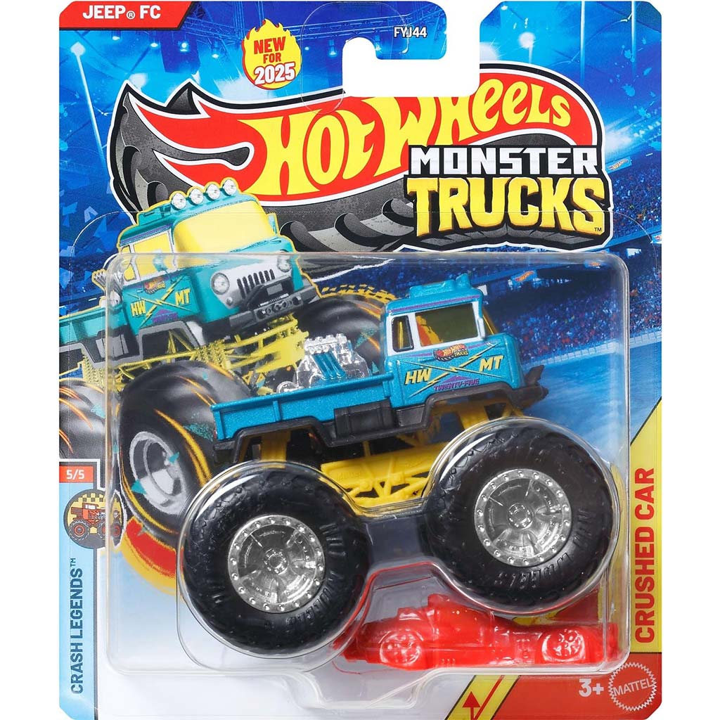 Hot Wheels Monster Trucks: Jeep FC autíčko 1/64 – Mattel
