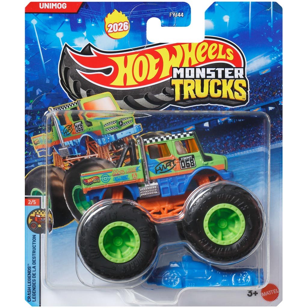 Hot Wheels Monster Trucks: Unimog autíčko 1/64 - Mattel