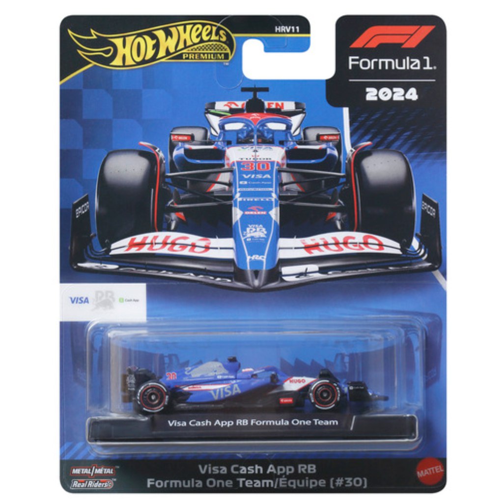 Hot Wheels Premium: Visa Cash App RB Formula 1 č. 30 autíčko 1/64 - Mattel