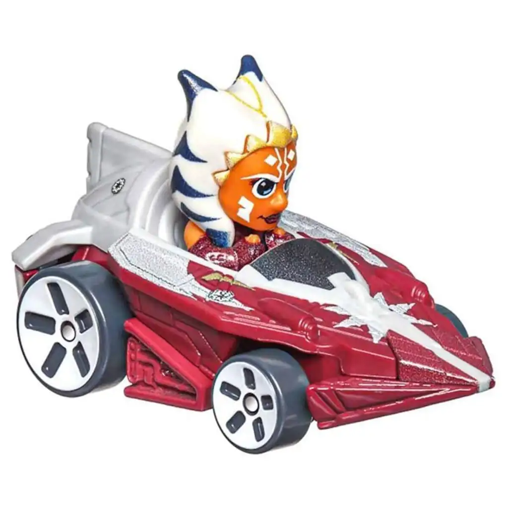 Hot Wheels: RacerVerse - Star Wars Ahsoka postavička autíčka - Mattel kép 2