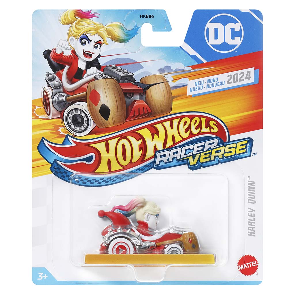 Hot Wheels: RacerVerse Harley Quinn autíčko 1/64 – Mattel