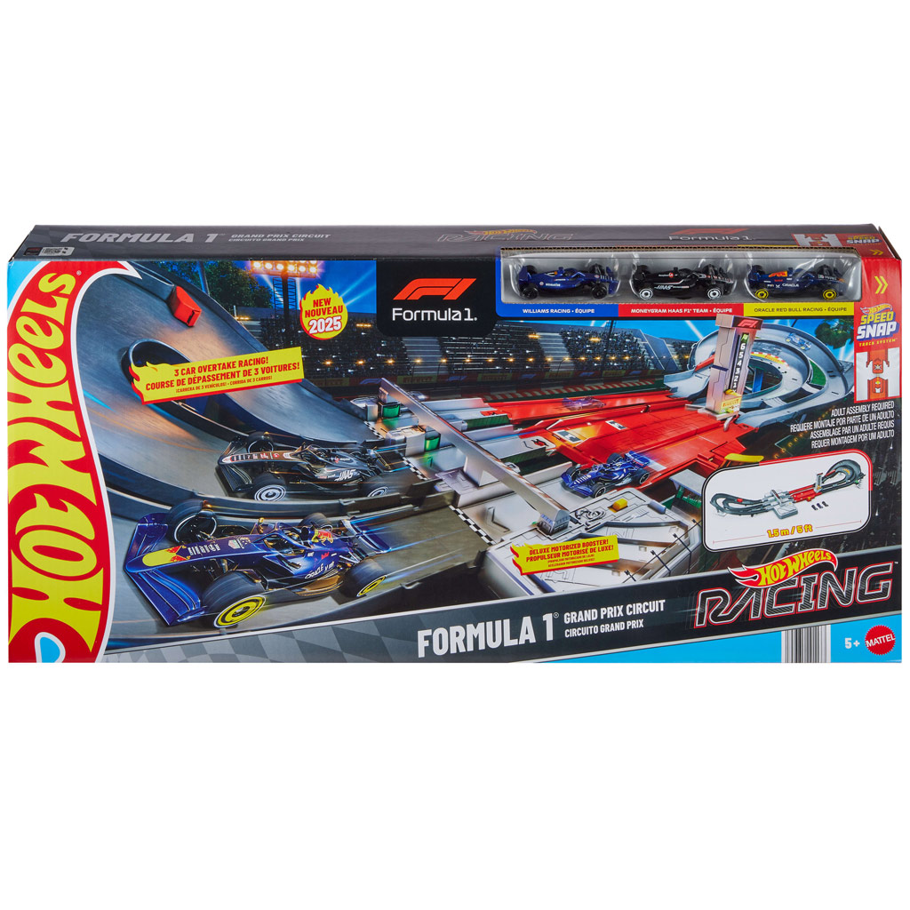 Hot Wheels Racing: Formula 1 Grand Prix Circuit dráhová súprava - Mattel