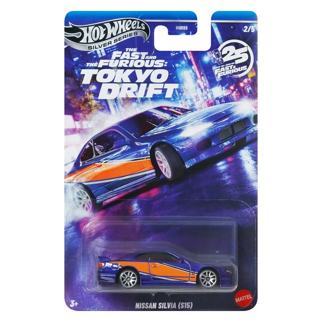 Hot Wheels: Rýchlo a zbesilo Nissan Silvia S15 auto 1/64 - Mattel