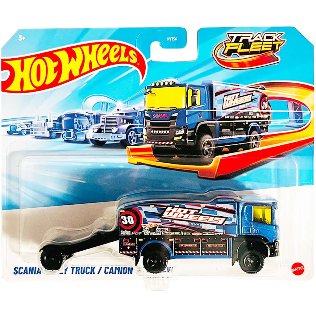 Hot Wheels: Scania Rally Truck prepravné auto v mierke 1:64 - Mattel