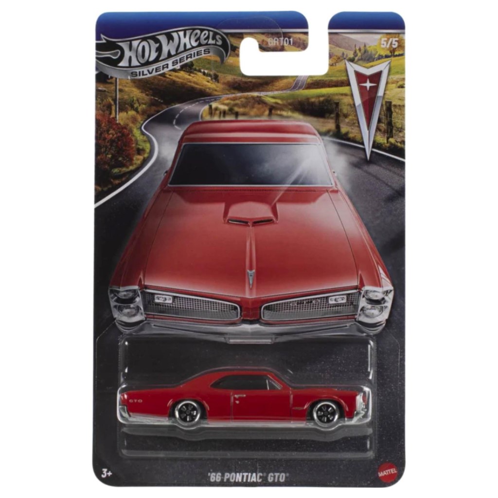 Hot Wheels Strieborná séria: ’66 Pontiac GTO autíčko 1/64