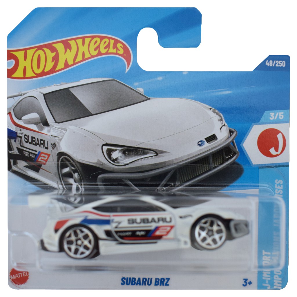 Hot Wheels: Subaru BRZ biele autíčko 1/64 - Mattel