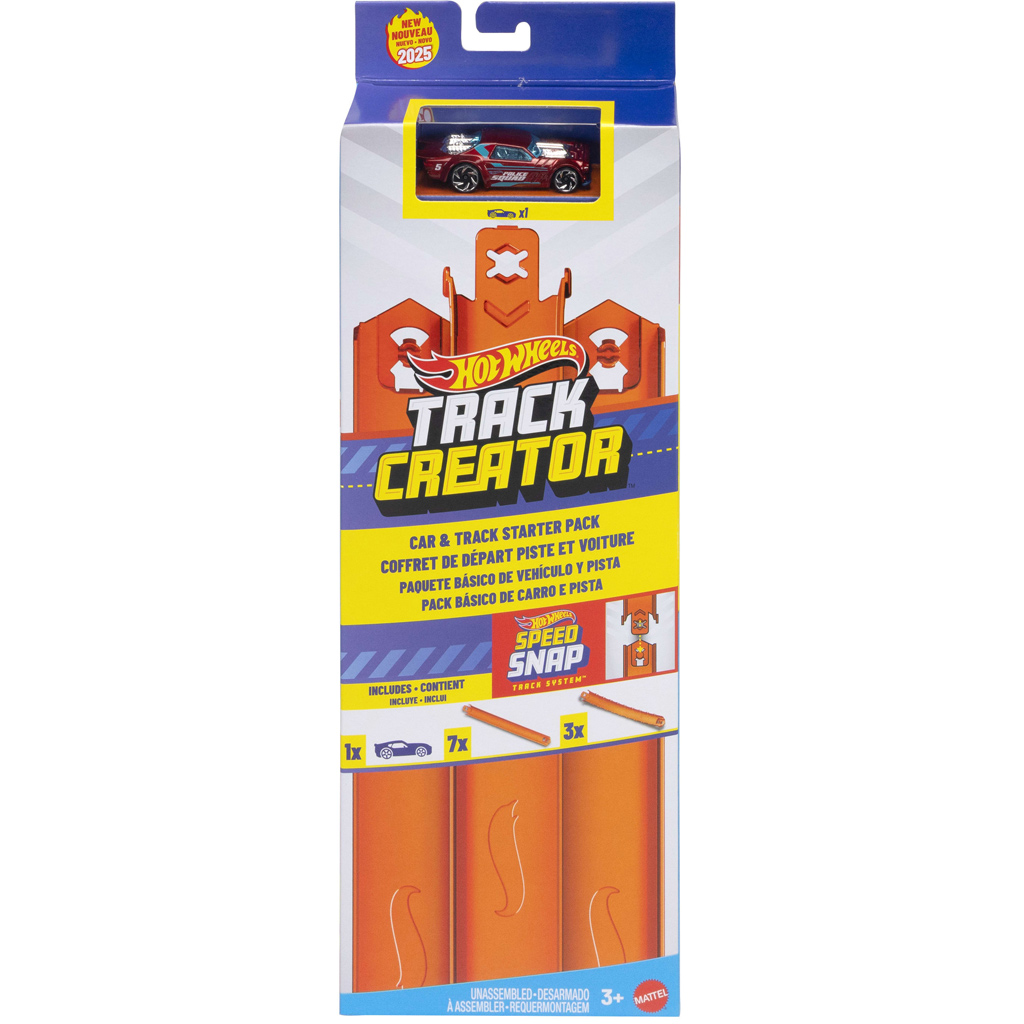 Hot Wheels Track Creator: Priama traťová sada - Mattel