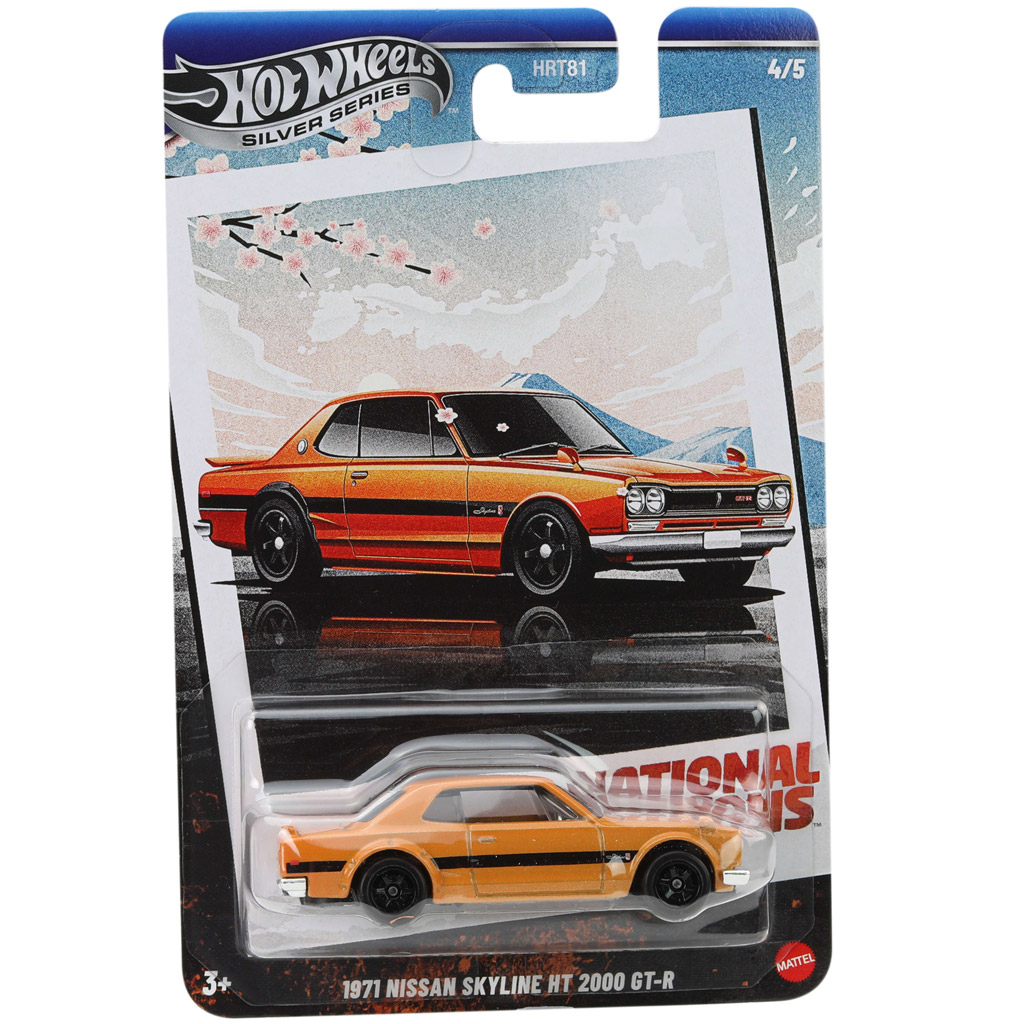 Hot Wheels: Vintage 1971 Nissan Skyline HT 2000 GT-R autíčko 1/64 – Mattel