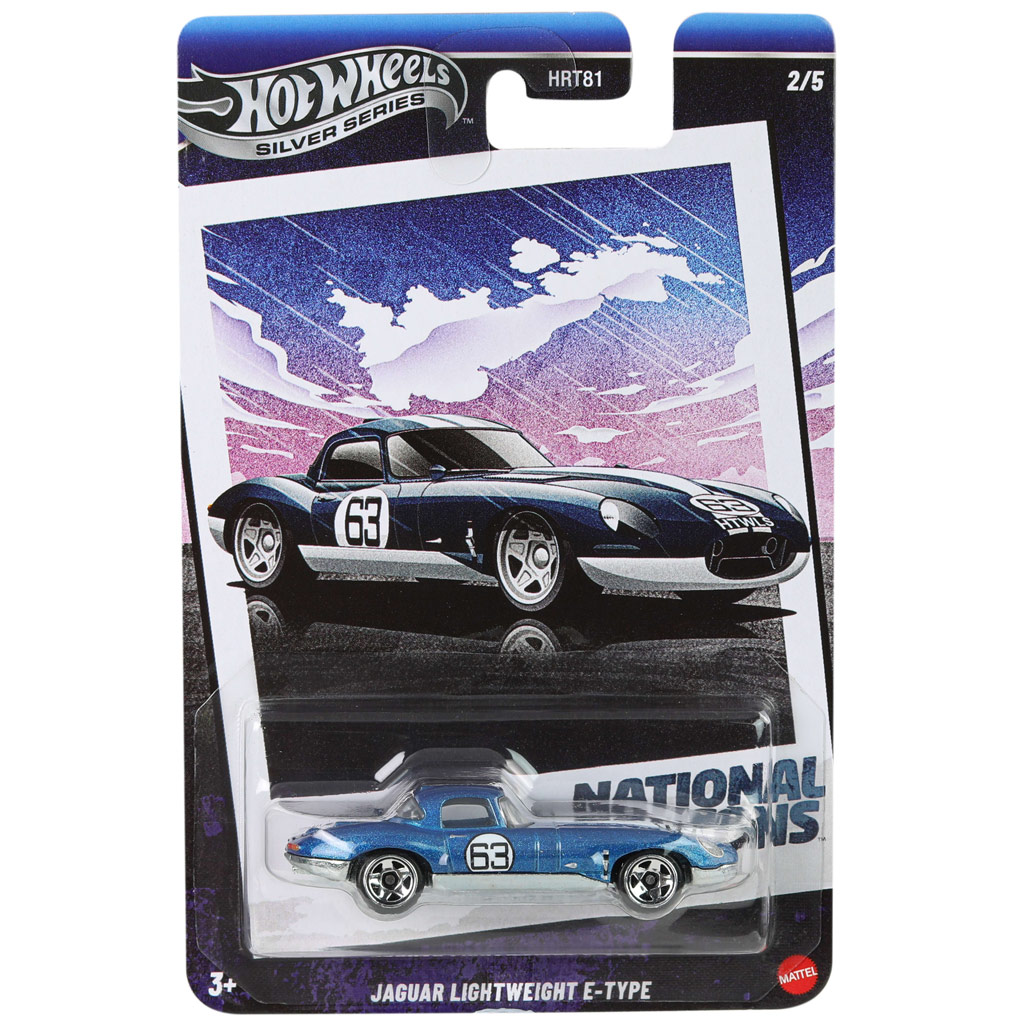 Hot Wheels: Vintage Jaguar Lightweight E‑Type autíčko 1/64 – Mattel