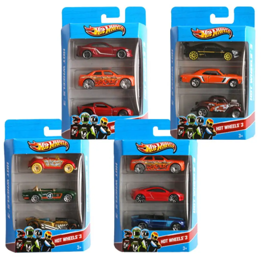Autíčka Hot Wheels 3ks