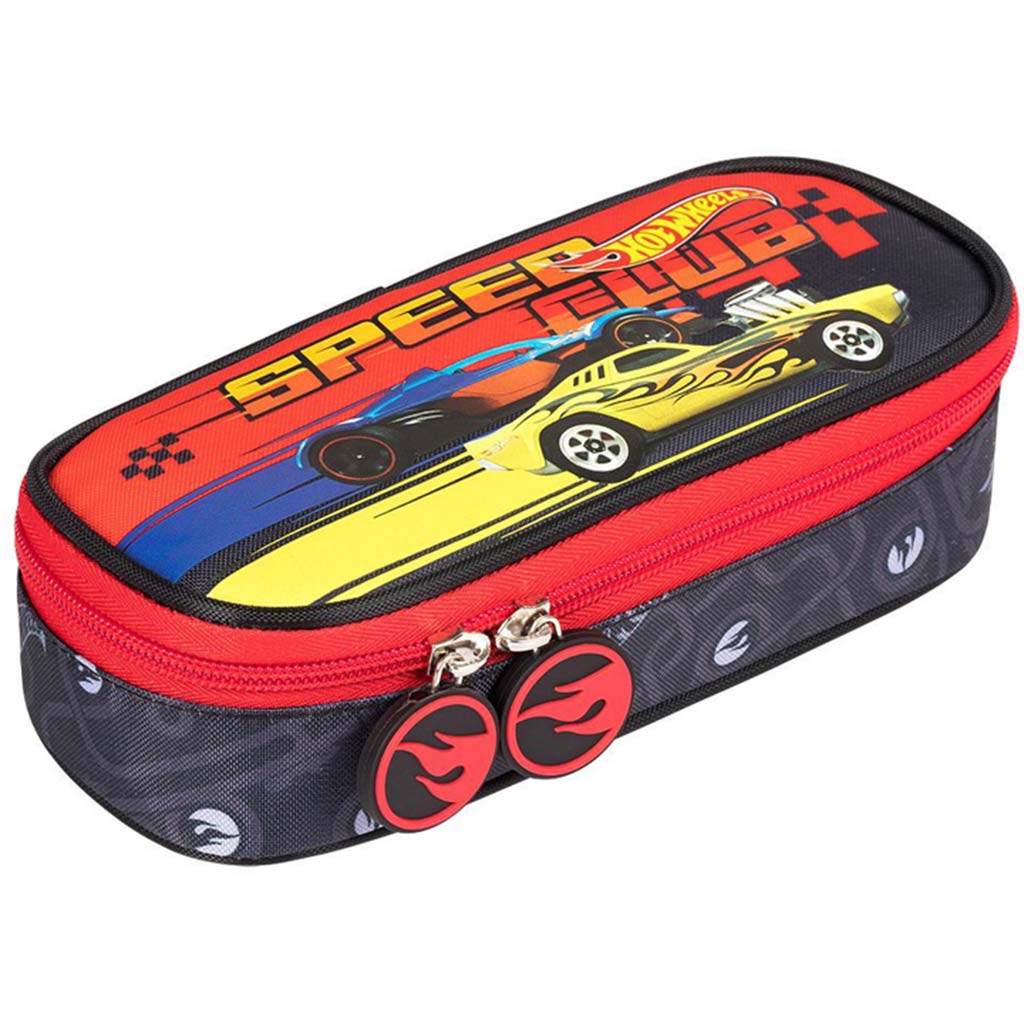 Hot Wheels oválny peračník 23x9,5x6 cm