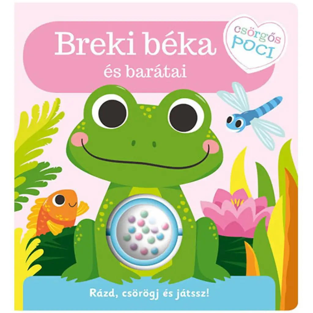 Hrkalka bruško - Kniha pre bábätká s Breki žabkou a jeho priateľmi
