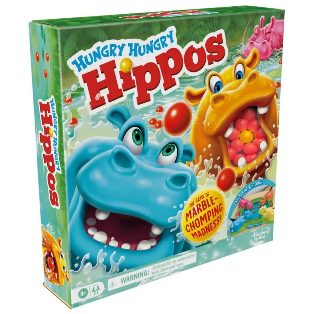 Hungry Hungry Hippos - Hladné hrochy spoločenská hra - Hasbro