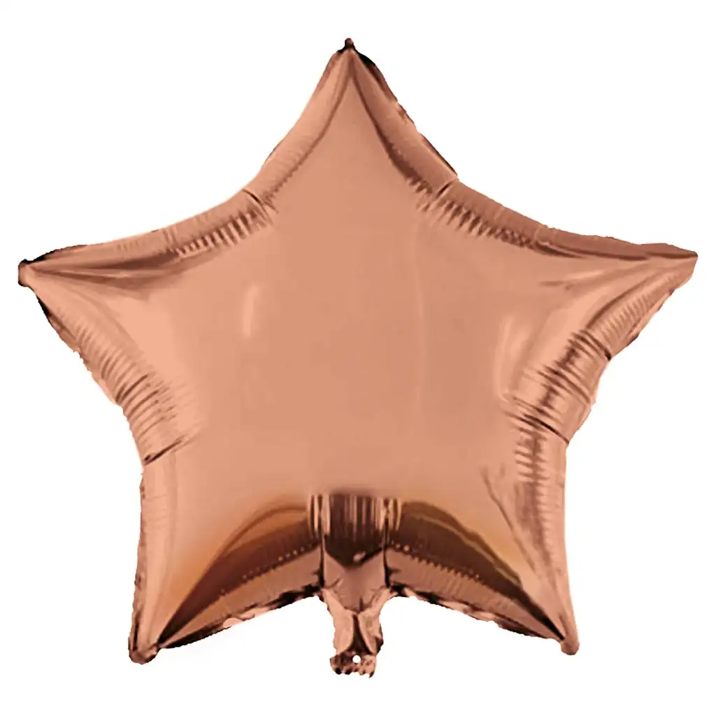 Hviezdicový fóliový balón – rose gold 46 cm
