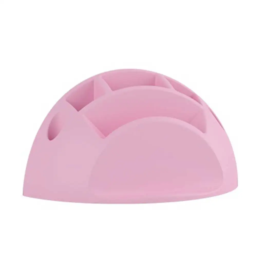 ICO: Inteligentný stojan na písacie potreby v pastelovej ružovej farbe