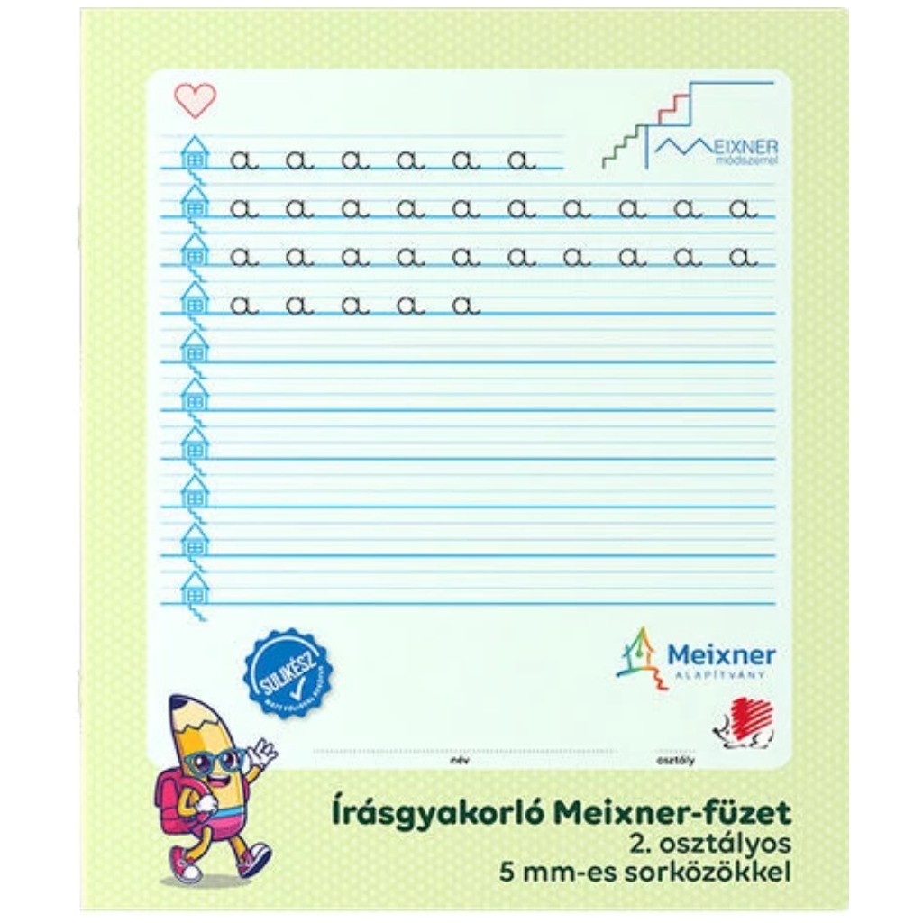 IČO: Ježko Písací zošit Meixner pre 2. ročník so 5 mm riadkovaním