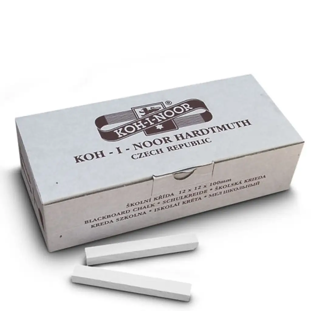 ICO: Školská krieda na tabuľu Koh-I-Noor biela 100ks/bal
