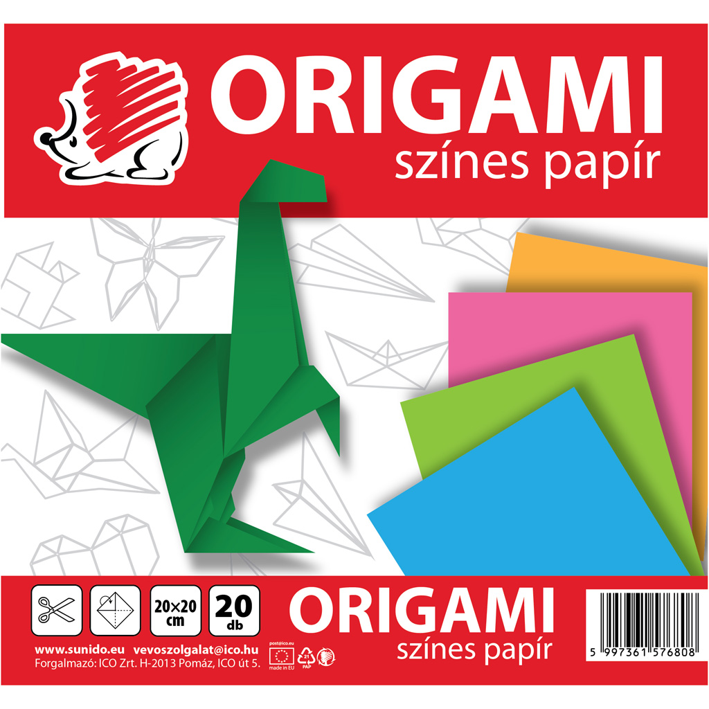 ICO: SÜNI origami papiere 20x20 cm 20 listov