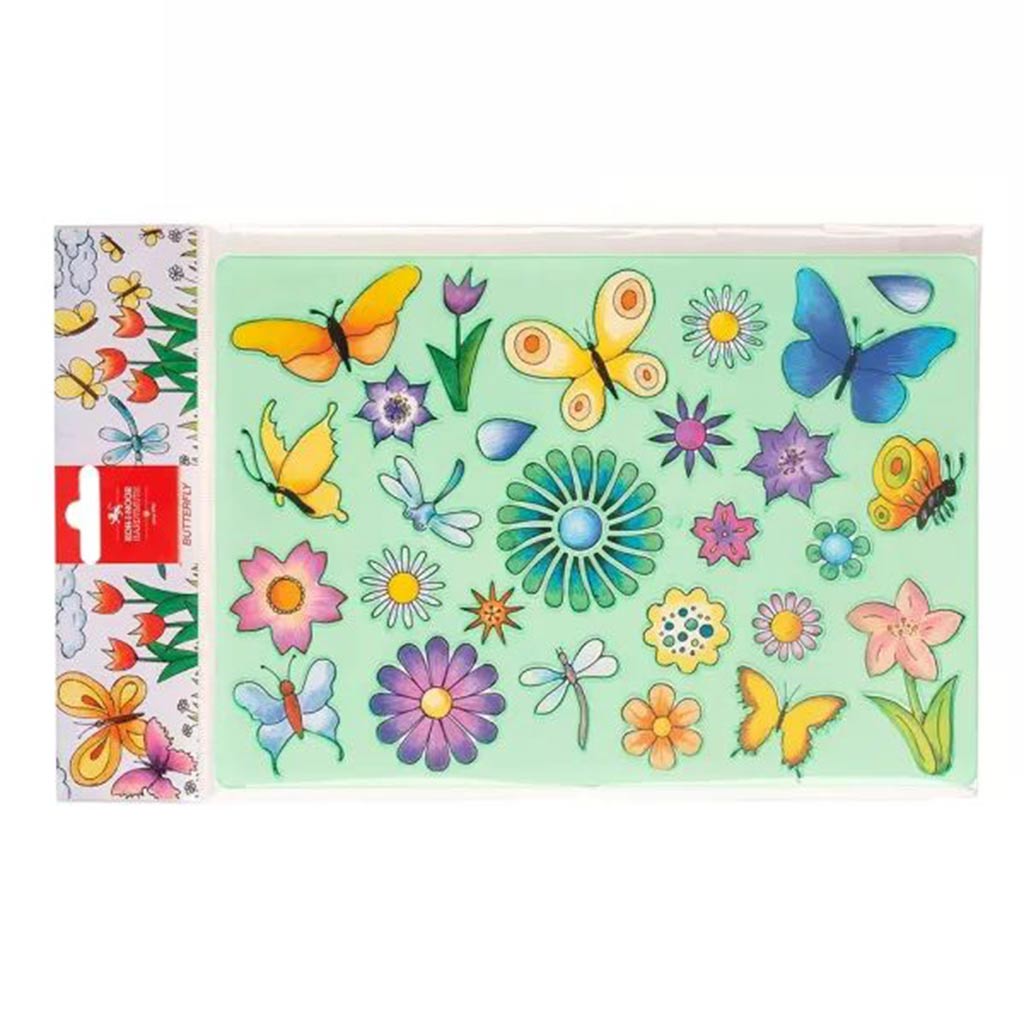 ICO: Šablóna na kreslenie Koh-I-Noor s motívom motýľov