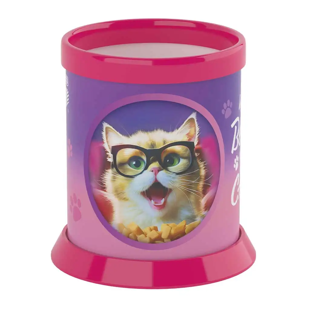 ICO: Stojan na písacie potreby s mačkou